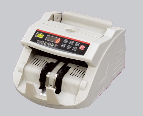 GSI Amazing-Quality Ultra-Safe Electronic Money/Cash Bill Counter With Front LED Screen Display - Automatic UV and MG Counterfeit Detection - For Retail Stores, Offices and Institutions