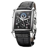 Girard-Perregaux Vintage 1945 Chronograph GMT Mens Automatic Watch 18K White Gold Black Dial on... by Girard Perregaux