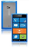 CrazyOnDigital Designed Hybrid Soft And Hard Case for Nokia Lumia 900 (Blue)