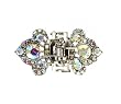 Hair Clip - H65 - Butterfly Wings set with Swarovski (tm) Crystal Stones ~ Clear AB Iridescent (ap)