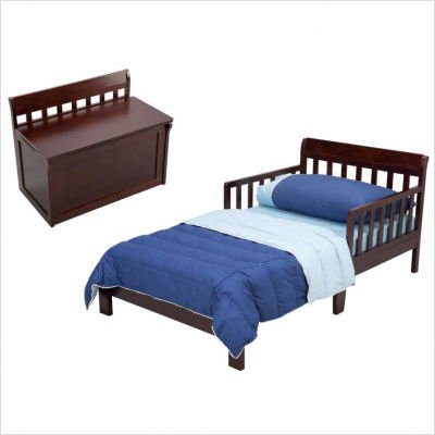 Delta Enterprise TODDLER BED & TOY BOX SET Black Cherry 41A ZEP38vL Delta Enterprise TODDLER BED & TOY BOX SET Black Cherry
