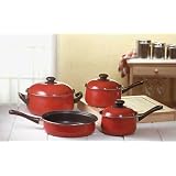 7 Piece Non Stick Cookware Set - Style 32354 by Gift Warehouse