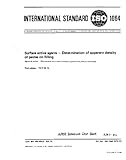 ISO 1064:1974, Surface active agents -- Determination of apparent density of pastes on filling