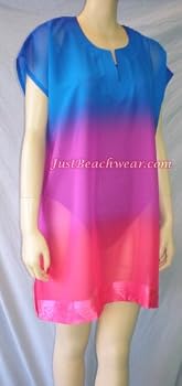 Cover Up-Sheer Pink/Blue/Purple