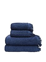 Casa di Bassi Set Toalla 4 Uds. (Azul Marino)