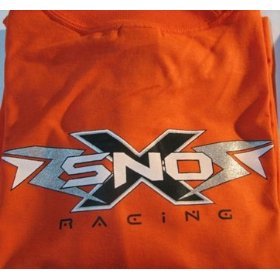 SnoX Racing Long Sleeve Shirt - Orange by SnowGirl Sportswear