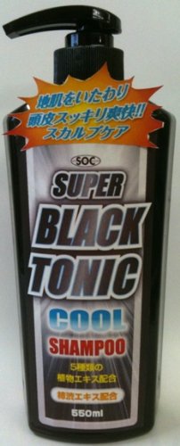 SOC スーパーブラックトニックシャンプー 550ml