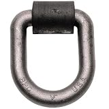 Buyers Heavy-Duty Forged D-Ring - 1in. Dia. w/ Weld-On Bracket