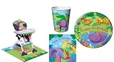 Creative Converting Party Essentials Kit, Jungle Buddies First Birthday
