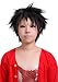 L-email 20-25cm Short Black Monkey.d.luffy ONE Piece Cosplay Wig Rw127