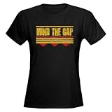 41A jiE9mML. SL160  Mind The Gap Bike Womens Dark T Shirt by CafePress