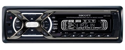 Scott SRX 230 CD Autoradio (USB, SD/MMC Kartenleser, AUX Eingang) schwarz