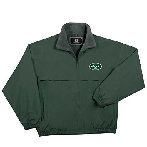 NFL New York Jets Adult Triumph Fleece Lined Mid Weight Jacket, X-Large, Forest