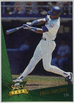 Buy Fred McGriff San Diego Padres 1993 Select Chase Stars Baseball Card by Score