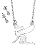 Disney Crystal Stud Women Jewelry Set. Total Item weight 0.5 g.