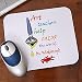 Personalized Art Teacher Mouse Pad