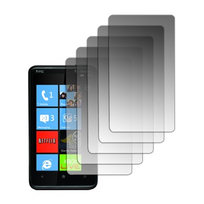 5 Pack of Screen Protectors for HTC HD7