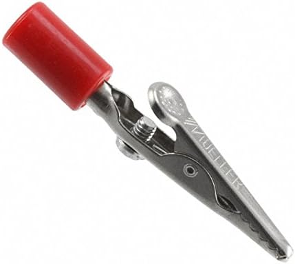 CLIP STEEL 10A RED ALLIGATOR (10 pieces)