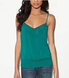 G by GUESS Hannah Ruffle Tank