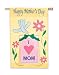 I Love Mom Regular Size Applique Flag