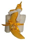 Eura Le Mommy & ME green Diaper Cupcake in Silver, banana