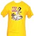 Attack Of The 50 Foot Woman Men's Yellow Vintage Movie Poster T-shirt