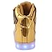 Qkettle Kids High Top LED Lights Up Sneakers Boys Girls Shoes for Thanksgiving