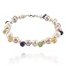 Sterling Silver Freshwater Cultured Pearl with Semi Precious Stones Bracelet