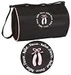Ballet Circle Embroidered Duffel Bag