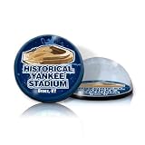 MLB New York Yankees _ 1923 Original Yankee Stadium - Round Crystal Magnetized Paperweight