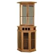Corner Bar Unit - Honey Maple
