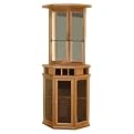 Corner Bar Unit- Honey Maple