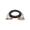 Hosa CPR802 8-Channel RCA To 1/4 Snake 6.5 Ft