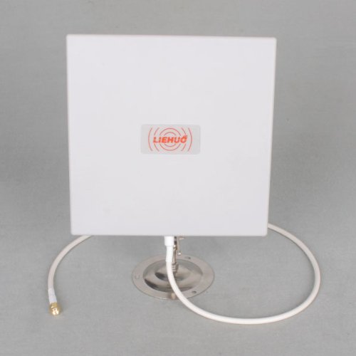 Keedox® Gain 14dbi Directional Panel Antenna kit for WiFi Router 14db+Stand holder+Cable Save  Keedox® Gain 14dbi Directional Panel Antenna kit for WiFi Router 14db+Stand holder+Cable