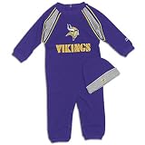 Vikings Reebok Infants NFL Creeper & Cap 12-24 mo.