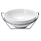 Lexington 12" Round Porcelain Serving Bowl with Caddy
