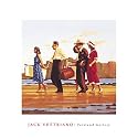 Oh Happy Days Decorative Art Poster Print by Jack Vettriano, 16x16