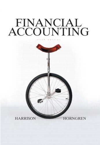 Financial Accounting (Prentice Hall Series in Accounting)