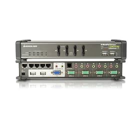IOGEAR Miniview Symphony Multi-function 4-Port KVM Switch with Cables (GCS1774)