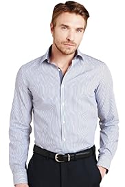 Autograph Pure Cotton Striped Shirt