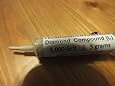 Diamond Polishing Lapidary Paste Compound 5,000 Grit 2-3 Micron for Mirror Finish - 5 Gram Syringe, (L) 10% Concentration of Damond Powder