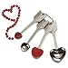 RSVP Heart Measuring Spoon, Set of 4