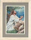 Prayer at Gethsemane Stamped Cross Stitch Kit, Craft Kit