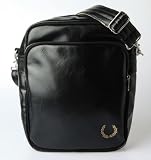 Fred Perry PVC Black Side Bag
