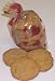 Gourmet Food : Scott's Cakes 1/2 lb. Peanut Butter Cookies in a Multi-Heart Bag