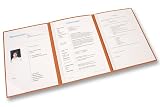 Produkt-Bild: F&uuml;nf 4-teilige Bewerbungsmappen Mega-plus - K&ouml;nigsblau // Echte Premium-Qualit&auml;t. Handgefertigt aus Deutschland // Bewerbung Mappe Bewerben