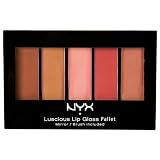 NYX Lip Gloss Palette, The Naturals, 0.26 Ounce