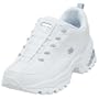 Skechers Women's Premium-Premix Slip-On Sneaker,White/Lt Blue,5 M