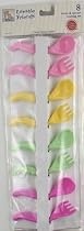 8-Piece Fork/Spoon Feeding Set, Pink
