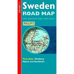 Philip's Road Map: Sweden (Philip's European road maps)